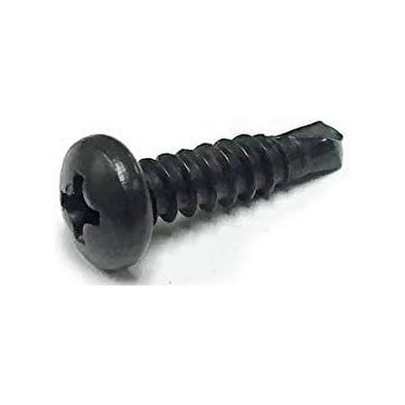 3/4" Pan Head Screw #8 Self-Tapping Black Oxide- 100PK