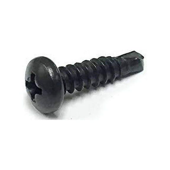 3/4" Pan Head Screw #8 Self-Tapping Black Oxide- 100PK