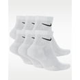 thumbnail image 2 of Nike Everyday Cushion Ankle Socks 6-Pack, Color: White / Size: 8-12 Large, 2 of 6