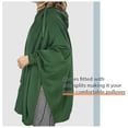 thumbnail image 5 of Oversized Hooded Poncho Cape, Casual Hoodie Sweatshirt, Batwing Coat Pullover | Light Weight, Cozy, Comfortable, Roomy | for Adults Women Men Teens, 5 of 7