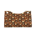 thumbnail image 4 of Lsque Skulls And Hearts Printed Long Tissue Box Cover Holder, Facial Paper Organizer Dispenser,Triangle with Bottom Belt, PVC Leather Decorative Organizer, 4 of 9