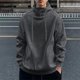 thumbnail image 1 of Ceisia Warm Mens Loose Fit Solid Color Gaiter Hood Pullover Sweatshirt Gifts, 1 of 4