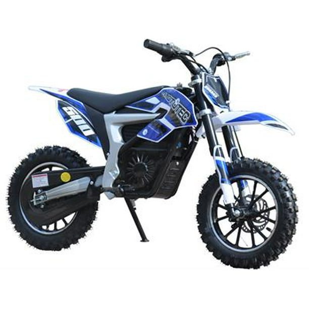 MotoTec 36v Kids Electric Dirt Bike 500w Lithium Blue ...