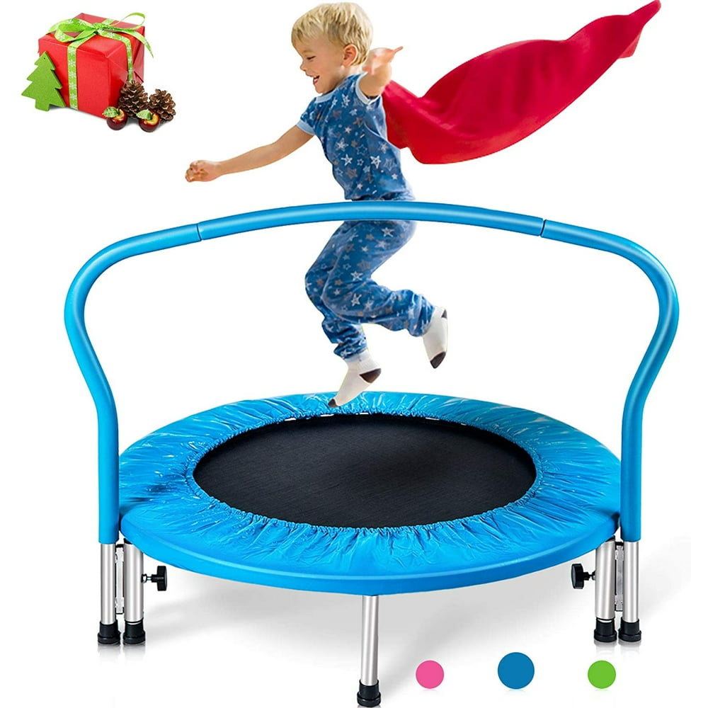 36" Mini Trampoline for Kids Exercise Rebounder Portable Trampoline