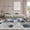 black and white, variant on Tuzlier Area Rug 6x9 Modern Geometric Patchwork Carpet Non-Slip Area Rugs for Living Room Bedroom Dining Room Office