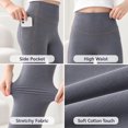 thumbnail image 4 of CALLINOX Girls Leggings High Waist Stretch Athletic Yoga Pants With Pockets For Kids 4T-16, 4 of 7