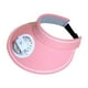 thumbnail image 4 of Sombrero de visera con ventilador Salvador Rosa Recargable Ala grande 3 velocidades, 4 of 10
