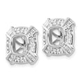 thumbnail image 2 of 14k White Gold Fancy Diamond Earring Jacket, 2 of 3