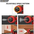 thumbnail image 3 of Paint Sprayer for Milwaukee M18 18V Battery, Spray Paint Gun with Brushless Motor and Copper Nozzle, 200W Cordless Paint Sprayer for Home Interior and Exterior, House Paint(Battery Not Included), 3 of 7