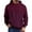 Mens Hoodies & Sweatshirts Wine, variant on Thermal Hoodies for Men with Front Pocket Fleece Lined Long Sleeve Sweatshirts Mens Casual Solid Color Loose Pullover Athletic Workout Hoodie Tops