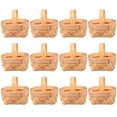 thumbnail image 1 of POINTERTECK 12pcs Manual Woven Mini Baskets Wood Chip Baskets Decorations Mini Baskets, 1 of 6