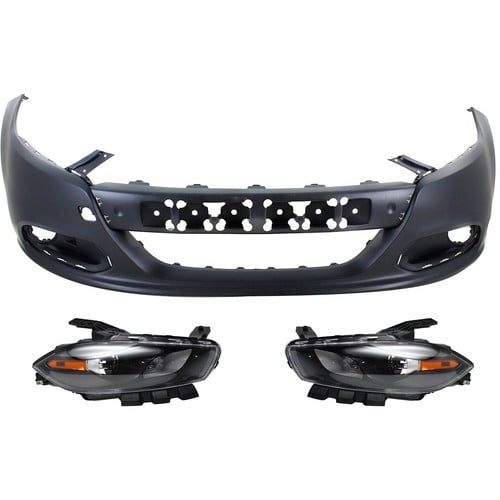 Bumper Cover Kit For 2013-2016 Dodge Dart Front