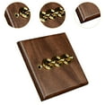 thumbnail image 6 of Fancyes Lighting Switch Plate Premium Wooden Outlet Panel for Living Room Kitchen Hotel Three Levers, 6 of 8