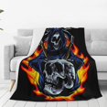 thumbnail image 6 of 3 Doors Downs Blanket Throw Bedding Room Decor Flannel Blankets for Bed Sofa Warm Blankets 40"x30", 6 of 6
