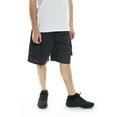 thumbnail image 3 of YAGO Men's Elastic Waist Drawstring Relaxed Fit Plaid Cargo Shorts S-5XL CL3B (XL(36\")), 3 of 3