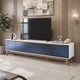 thumbnail image 1 of Mueble TV 85" 3 Puertas 218cm Blanco/Azul Kappesberg, 1 of 10