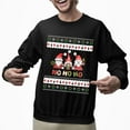 thumbnail image 2 of Christmas Sweatshirt, Ho Ho Ho Festive Gnomes Ugly Christmas Sweatshirt, Cute Holiday Trio Sweatshirt, Unique Gnome Lover Gift for Men and Women, 2 of 5