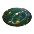 thumbnail image 2 of Balery Jelly Fish Printed Christmas Tree Skirt , Merry Christmas Party Christmas Tree Decoration,Adjustable Tree Skirt-36", 2 of 8