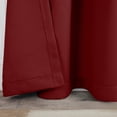 thumbnail image 6 of Superior Blackout Solid Light Filtering Grommet Curtain Panel Set, 46" x 84", Smoked Ash, 6 of 15