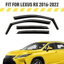 AEROGUYS In-Channel Window Deflectors Extra Durable Window Visors Rain Guards Fit for Lexus RX 350, RX 450H 2016-2022, Sun Visors, Wind Vent Visors, Window vent shades, Car Accessories - 4 pcs AG0659