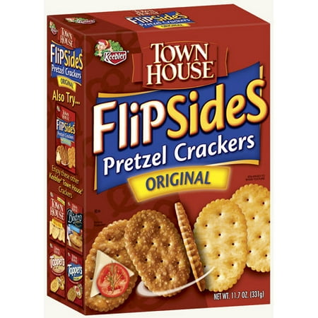 Keebler Town House Original Flipsides Pretzel Crackers, 11.7 oz