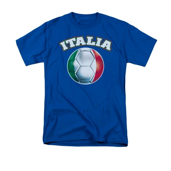 Italia Pride Soccer Ball Flag  Adult T-Shirt