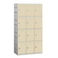 thumbnail image 3 of Salsbury Industries B1352627 3 in. Four Tier Unassembled Plastic Locker, Tan - 12.75 x 18 x 18.25 in., 3 of 3