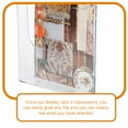 thumbnail image 6 of Arborister A6 Clear Plastic Wall Mount Brochure Holder for Office and Business, 6 of 10