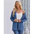 thumbnail image 3 of Zeagoo Cardigan for Women Long Sleeve Open Front Sweaters Casual Loose Lightweight Cardigans with Pockets, 3 of 6