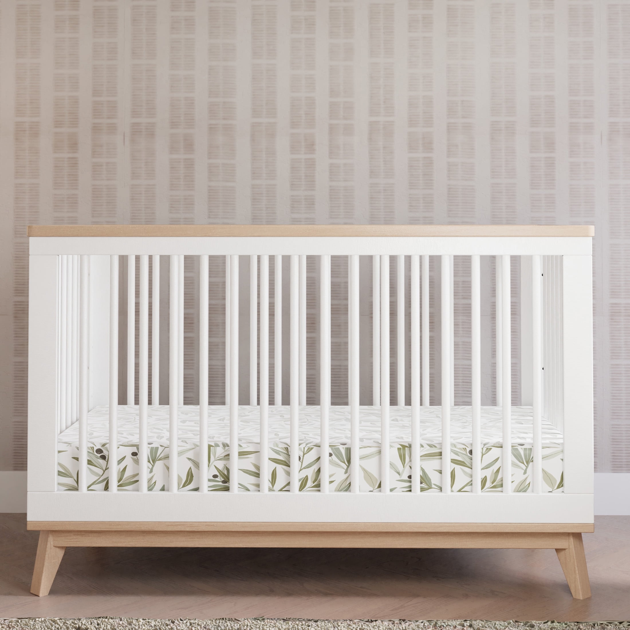 Babyletto Scoot 3-in-1 Convertible Crib with Toddler Bed Conversion Kit