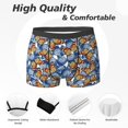 thumbnail image 2 of Men's Boxer Briefs, Colorful Butterfly1 Soft Comfy Mens Underwear Boxer Briefs Breathable With Widen Waist, 2 of 7