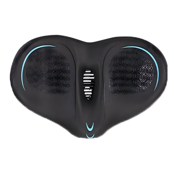 CEORPER Wide Bicycles Seated Cushions Oversized Breathable Noseless Cycling Saddles