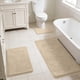 thumbnail image 5 of Set de alfombras de baño de espuma viscoelástica, conjunto de 3 piezas para alfombrillas absorbentes antideslizantes, alfombras suaves y mullidas para ducha, inodoro y lavabo, 5 of 8