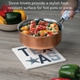 thumbnail image 4 of Thirstystone Patriotic Texas 8" Cork Back Stone Trivet, 4 of 6