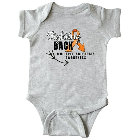 

Inktastic Fighting Back Multiple Sclerosis Awareness Gift Baby Boy or Baby Girl Bodysuit