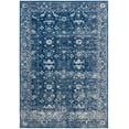 thumbnail image 2 of SAFAVIEH Evoke Ronald Bordered Area Rug, Navy/Ivory, 5'3" x 7'6", 2 of 11