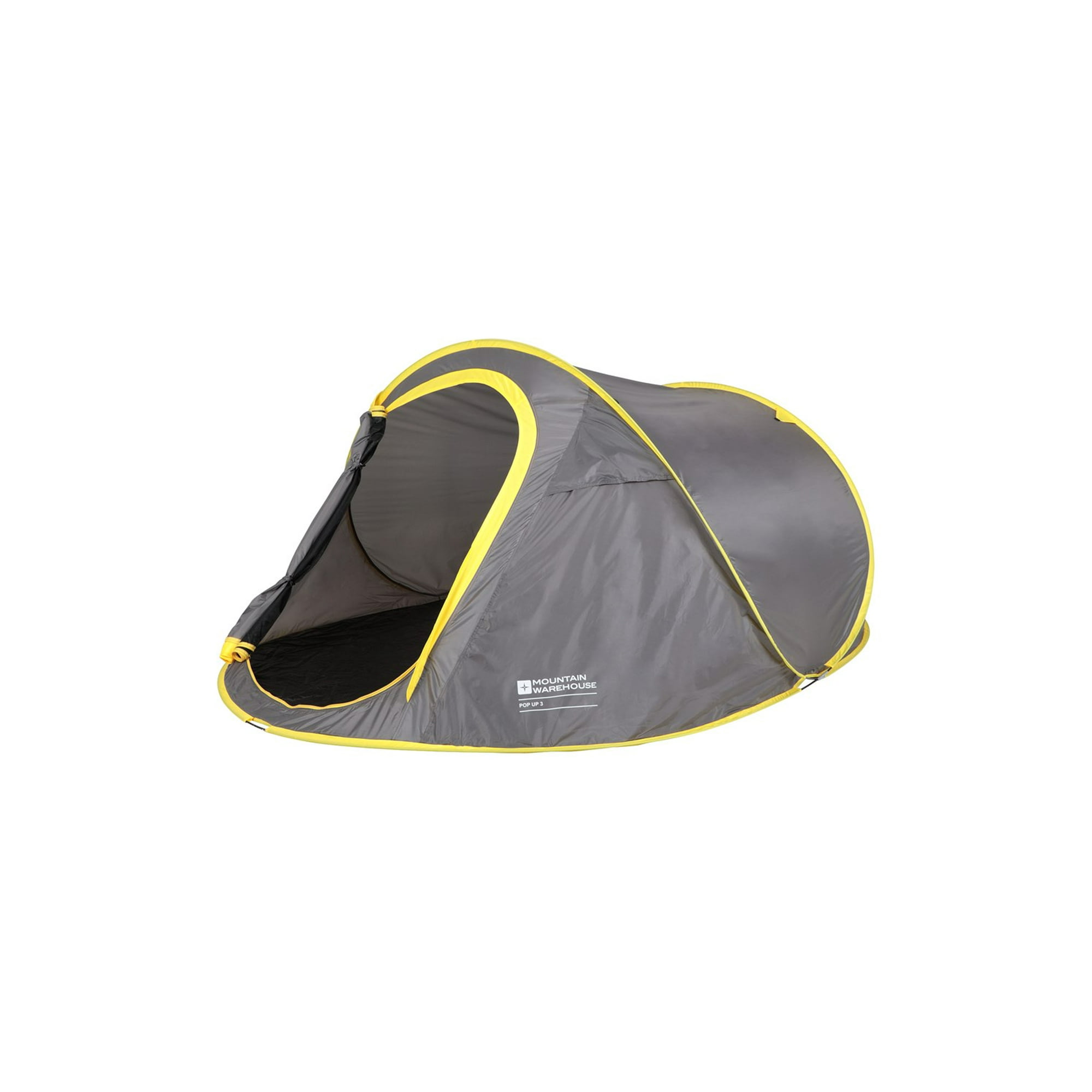 Mountain Warehouse 3 Person Pop Up Single Skin Tent 3 Man Festival Camping Walmart