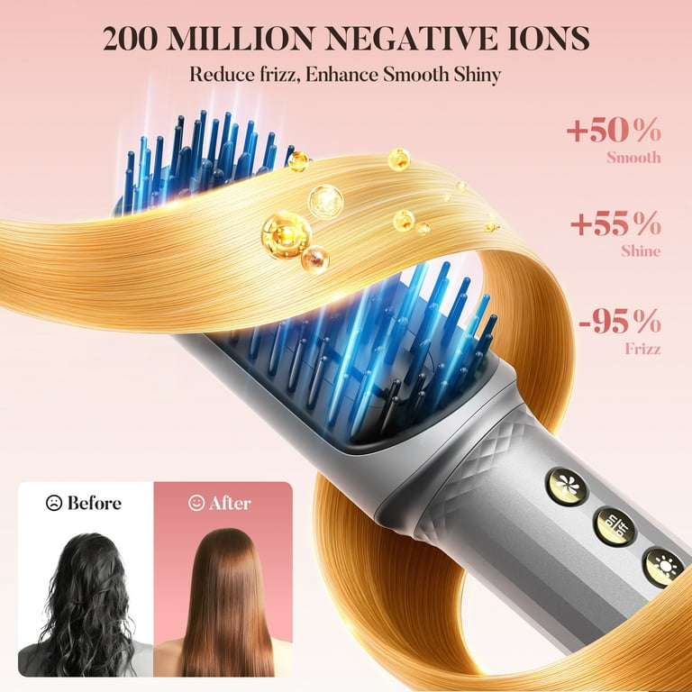 7 in 1 Hair Styler & Hair Dryer Brush, 110,000 RPM High-Speed Blow