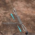 thumbnail image 5 of Camping Tent Spring Buckle High Strength U-shaped Hanging Head Wear-resistant Steel Fixed Buckle for Camping Tent, 5 of 5