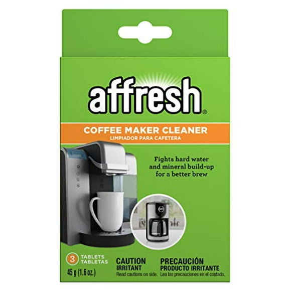Affresh W10355052 Coffee Maker Cleaner, 3 Tablets | Compatible with multi-cup coffeemakers and single serve brewers