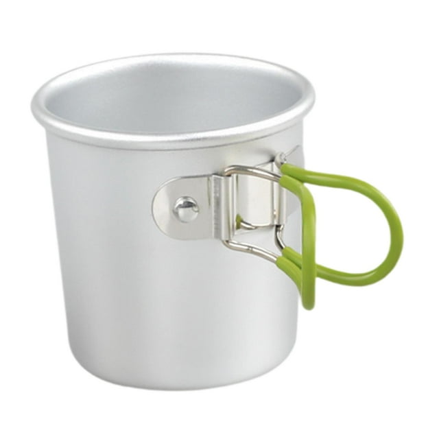 Taza para acampar, taza plegable, reutilizable, desmontable, portátil, taza plegable para exteriores, para pesca, caza, acampada, mochileros