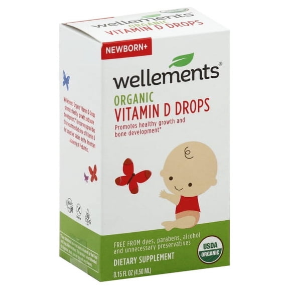 Wellements Organic Vitamin D Drops