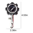 thumbnail image 3 of JilgTeok Tire Pressure Gauge - (0-100 Psi) Heavy Duty with Large 2.3 Inch Easy to Read Dial, Low - High Pressure Gauge. Tire Gauge for Car and Trucks Tires Suitable for Kitchen Use, 3 of 5