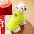 thumbnail image 2 of NovaStitch Soft Fleece Pet Sweater Winter Warm Dog Sweatshirt Dogs Fleece Jacket Puppy Winter Coats Pet Clothes for Small Medium Dogs Fluorescent Green XS, 2 of 7