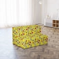 thumbnail image 4 of Vintage Foldable Mattress, Botanical Ornament, 74.8" x 35.4", Yellow and Multicolor, by Ambesonne, 4 of 6