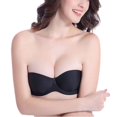 thumbnail image 1 of Women Hand Shape Custom Lift Invisible Wirefree Anti-Slip Strapless Push Up Bra, 1 of 9