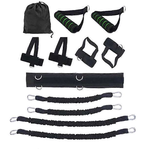 Full Body Resistance Trainer Sports Fitness Waist Leg Bouncing Training Resistance Bands Gym Stretching Kit New