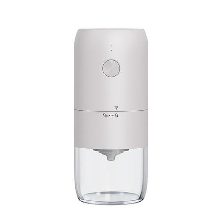 

WELPET Electric Bean Grinder Coffee Grinder Portable USB Rechargeable Coffee Bean Grinder Profession Adjustable Grinding White