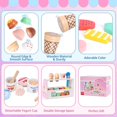 thumbnail image 3 of Set de helados de madera Melofaver para niños de 3 a 6 años, 3 of 7