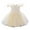 Beige, variant on Generic Pageant Dresses for Girls Kid Toddler Baby Girl Spring Summer Bow Tie Tulle Ruffle Bubble Sleeve Princess Dress for Fashion Casual Birthday Holiday Party Gowns(12-18 Months,Beige)